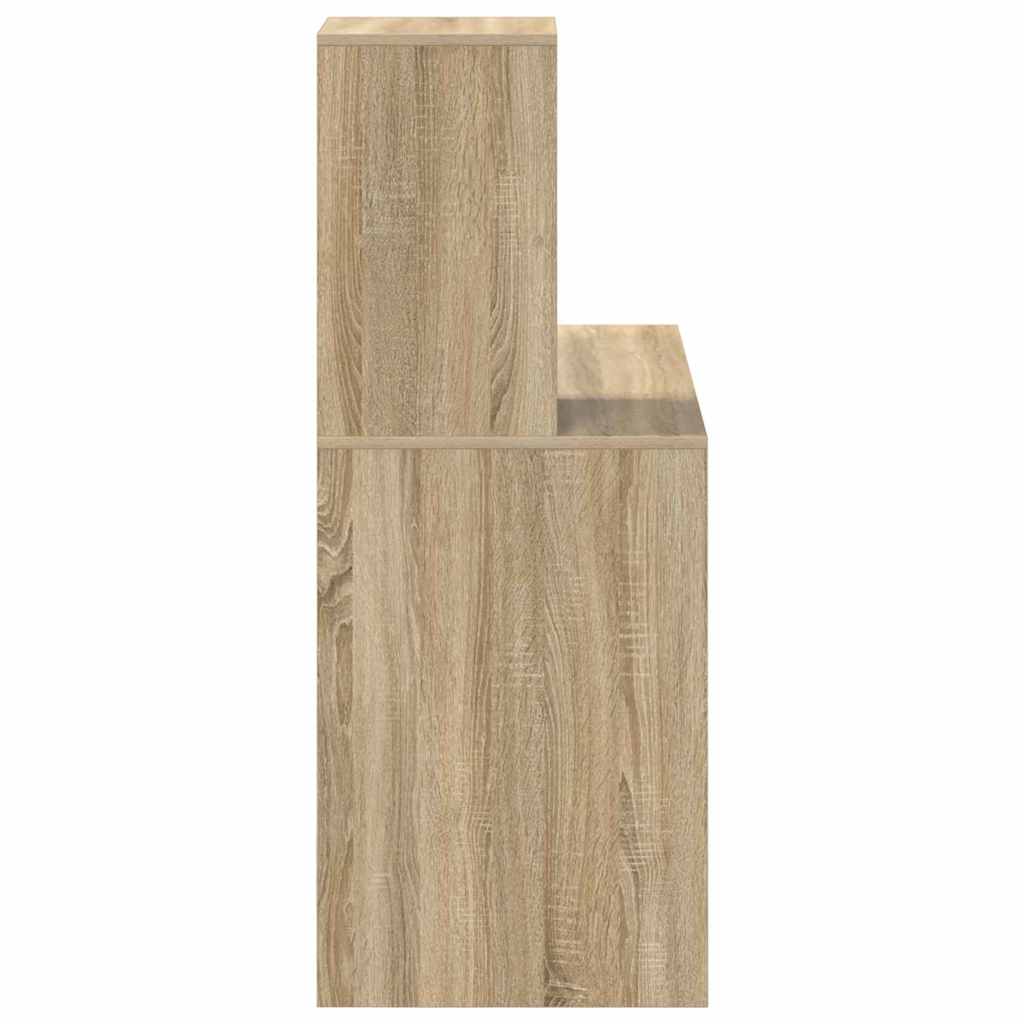 vidaXL Biurko dąb sonoma 102 x 50 x 124 cm Materiał drewnopochodny