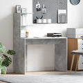vidaXL Biurko Betonowy szary 102 x 50 x 124 cm Materiał drewnopochodny