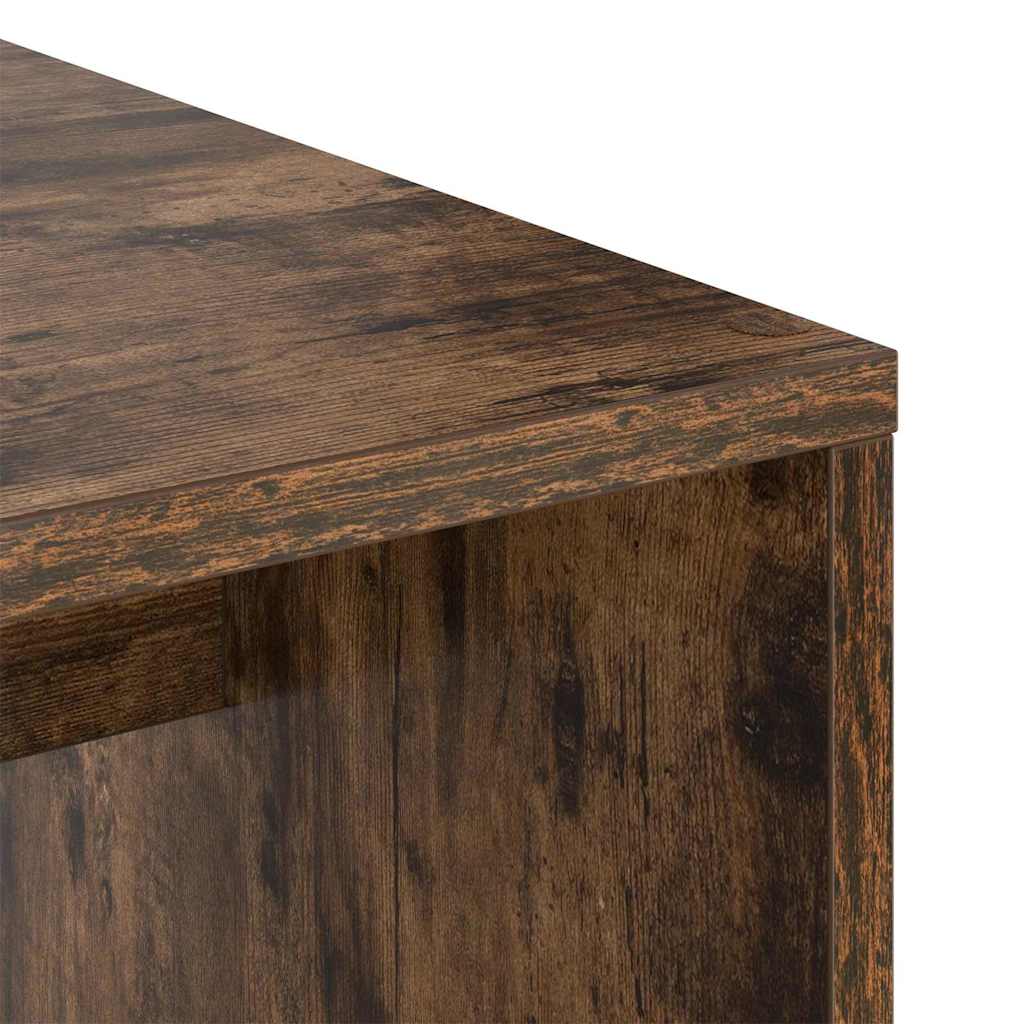 vidaXL Biurko Dąb wędzony 102 x 50 x 124 cm Materiał drewnopochodny