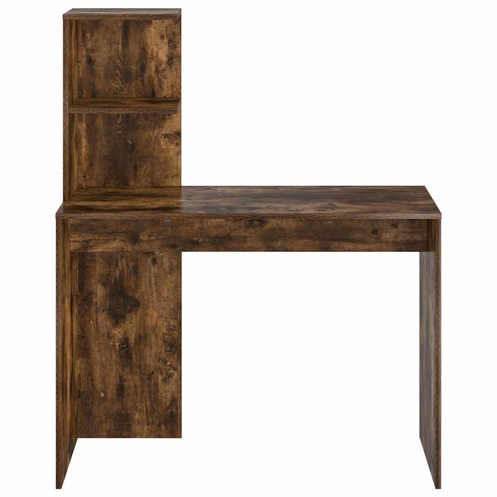 vidaXL Biurko Dąb wędzony 102 x 50 x 124 cm Materiał drewnopochodny