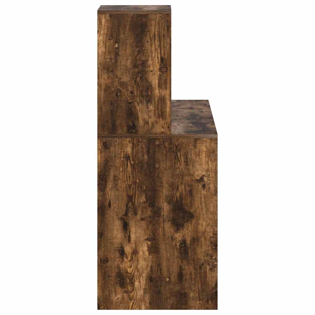vidaXL Biurko Dąb wędzony 102 x 50 x 124 cm Materiał drewnopochodny