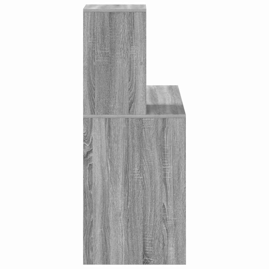 vidaXL Biurko Szary Sonoma 102 x 50 x 124 cm Materiał drewnopochodny