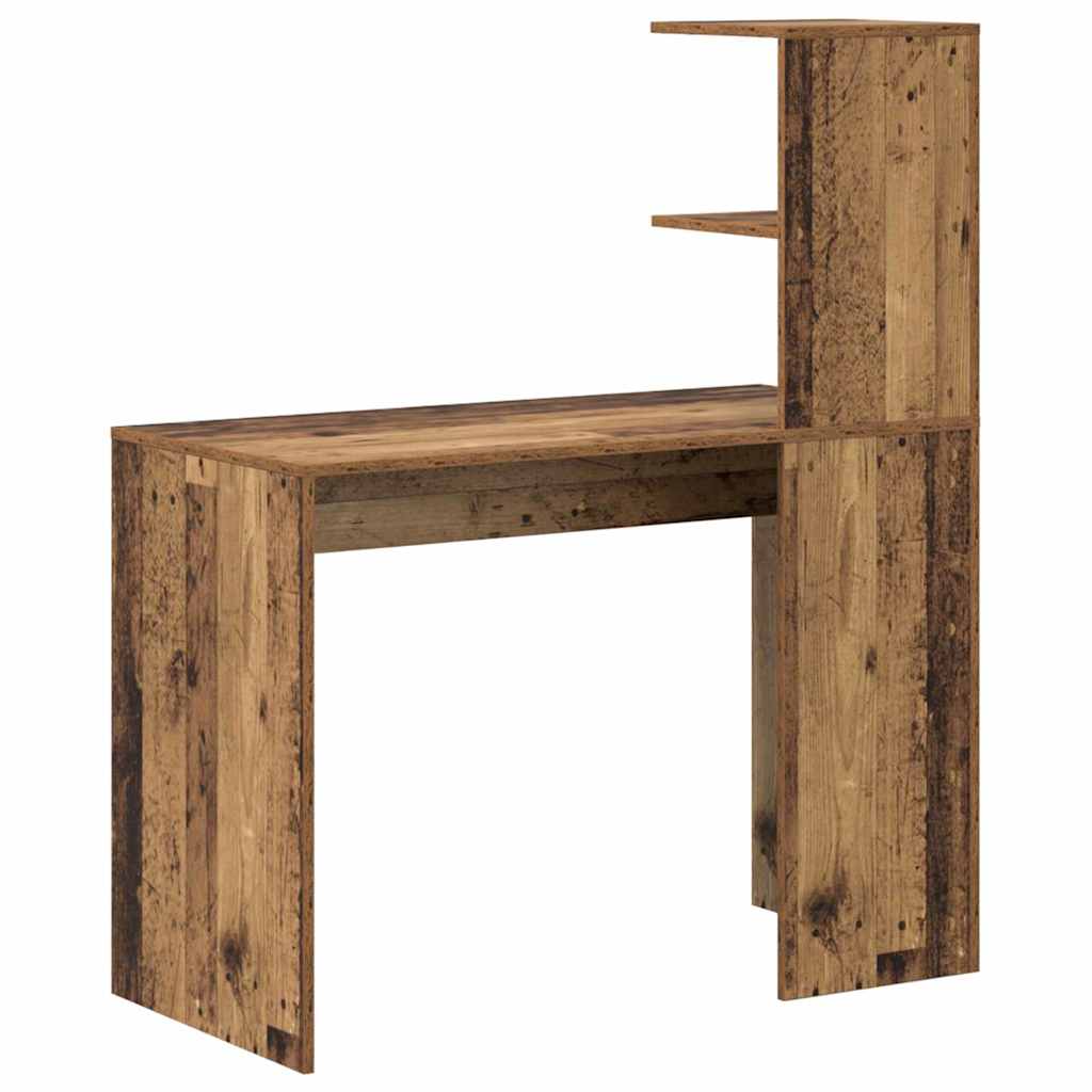 vidaXL Biurko Stare drewno 102 x 50 x 124 cm Materiał drewnopochodny