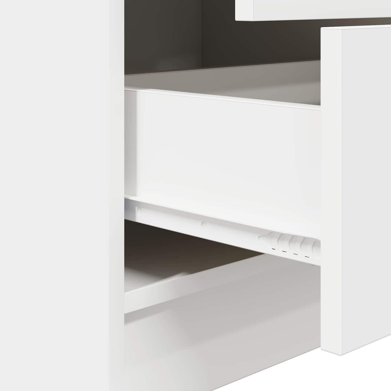 vidaXL Highboard z szufladą Biały 45,5 x 34 x 127 cm