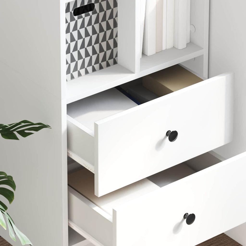 vidaXL Highboard z szufladą Biały 45,5 x 34 x 127 cm