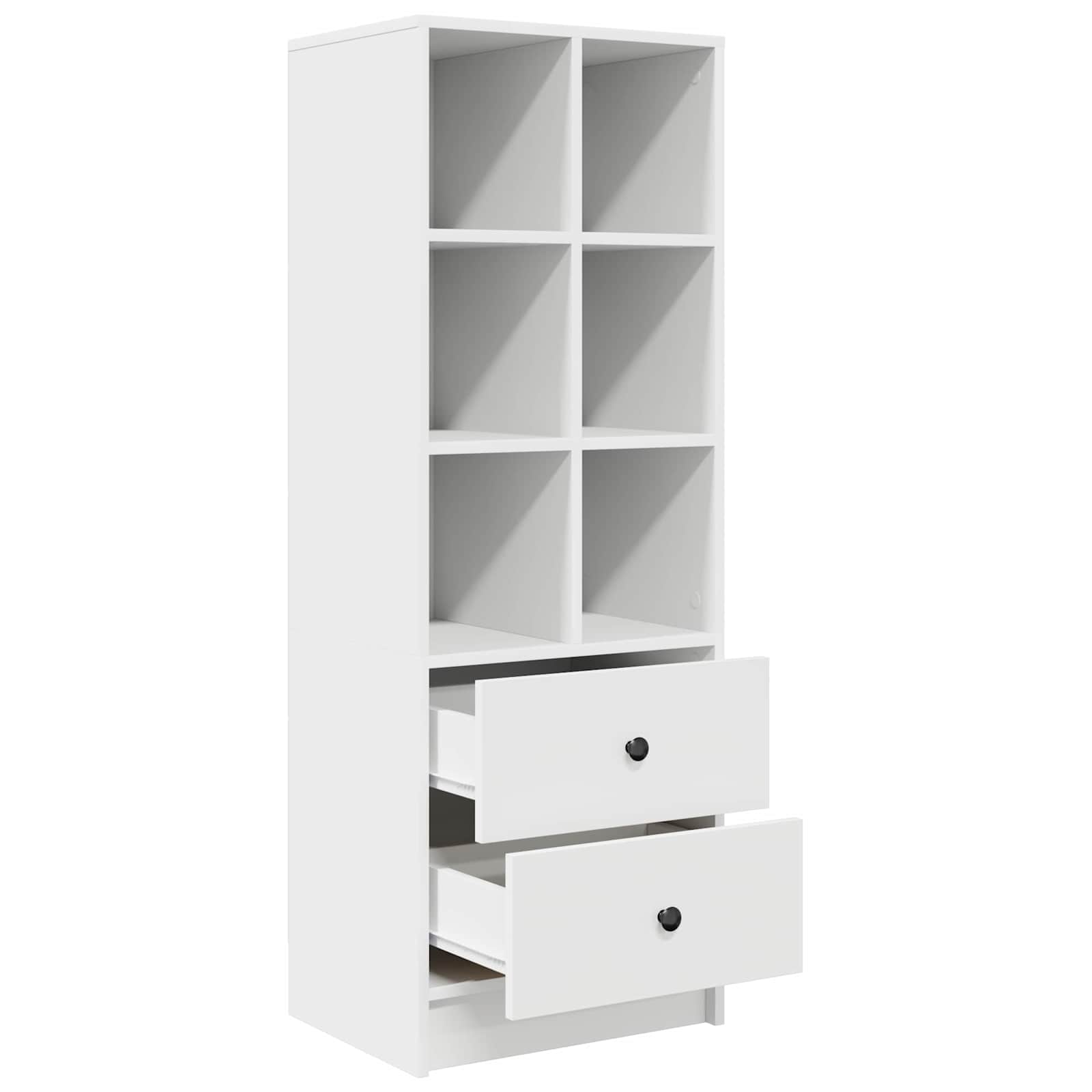 vidaXL Highboard z szufladą Biały 45,5 x 34 x 127 cm