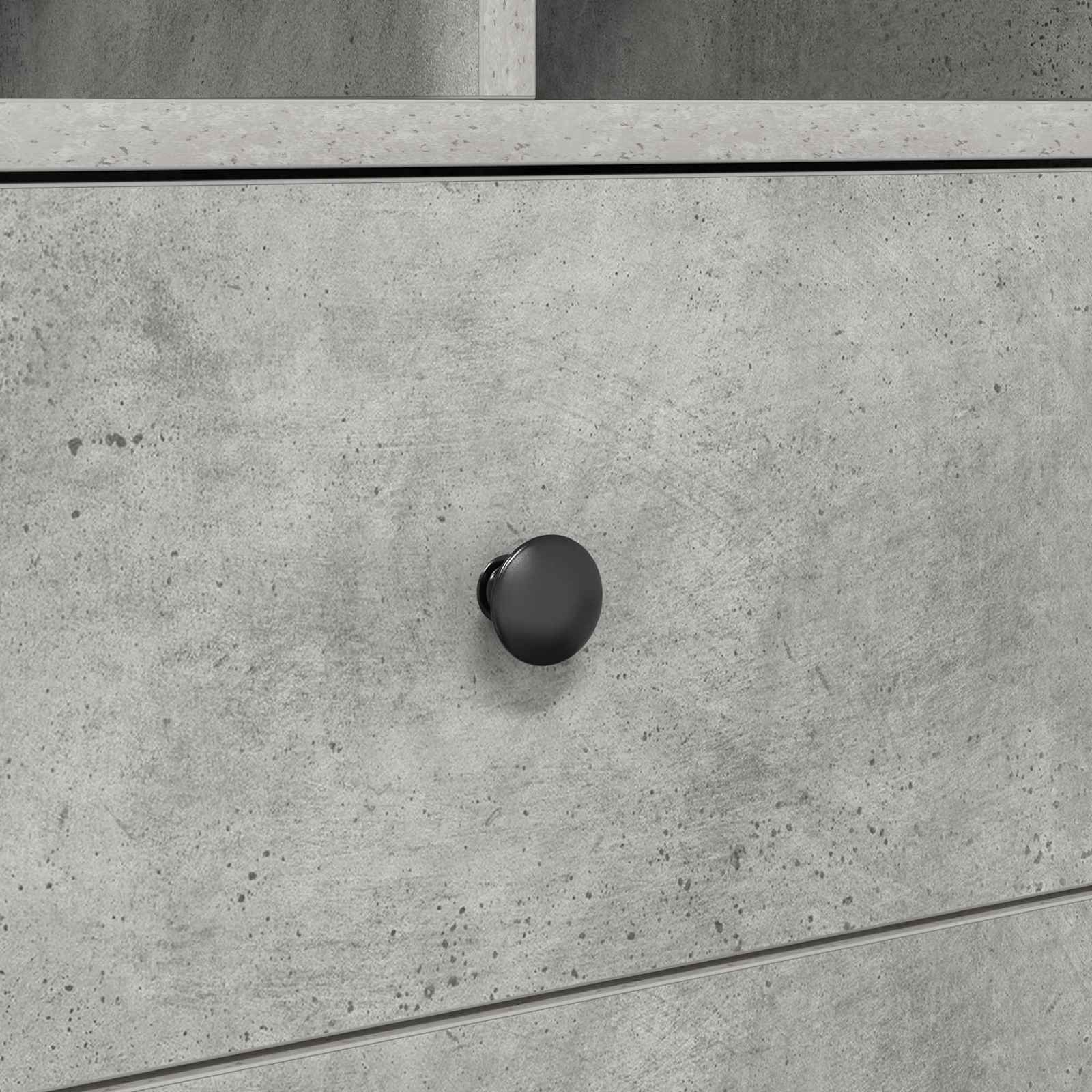 vidaXL Highboard z szufladą Betonowy szary 45,5 x 34 x 127 cm