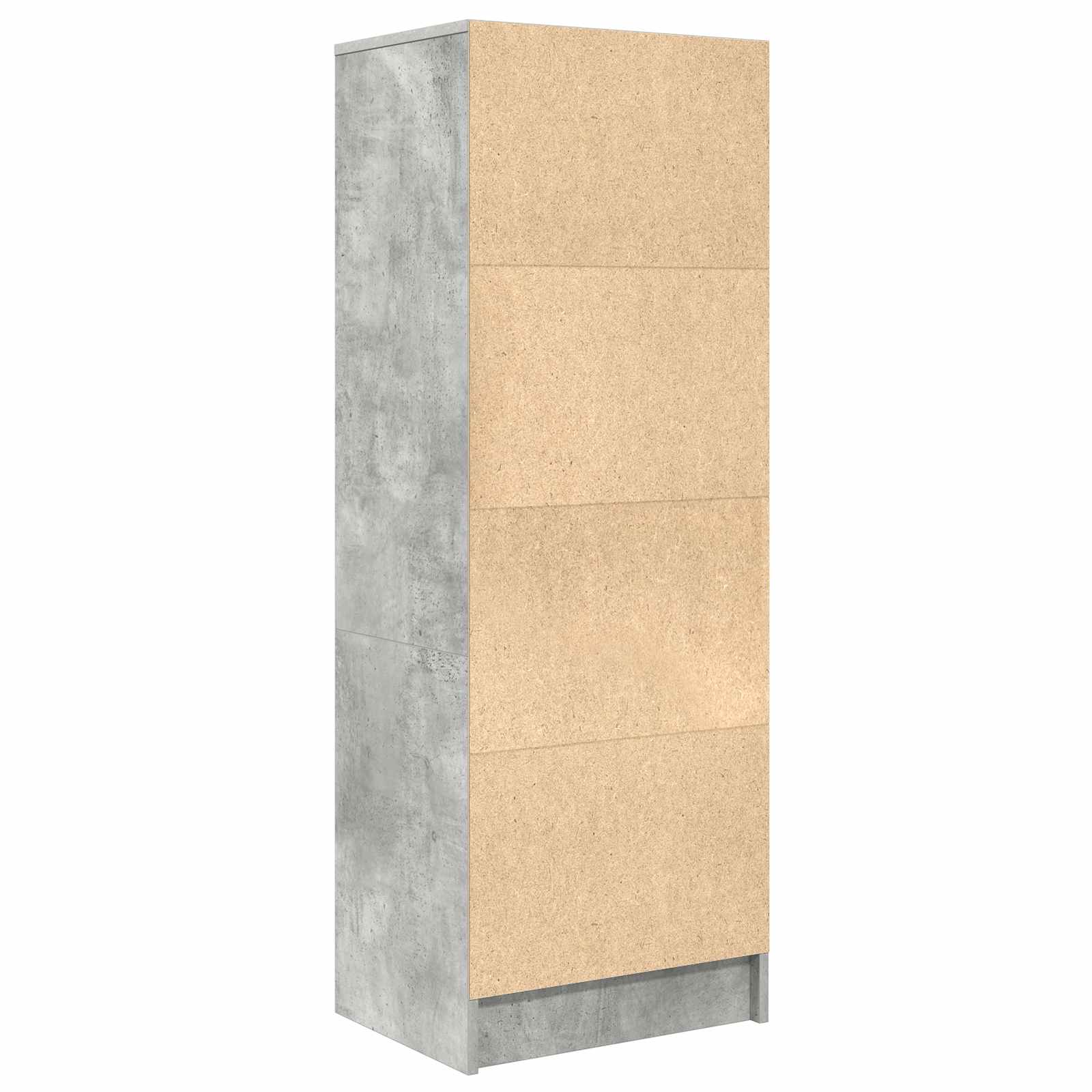 vidaXL Highboard z szufladą Betonowy szary 45,5 x 34 x 127 cm