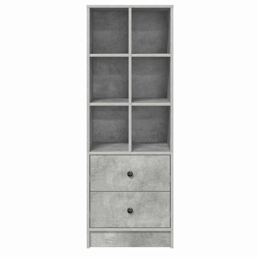 vidaXL Highboard z szufladą Betonowy szary 45,5 x 34 x 127 cm