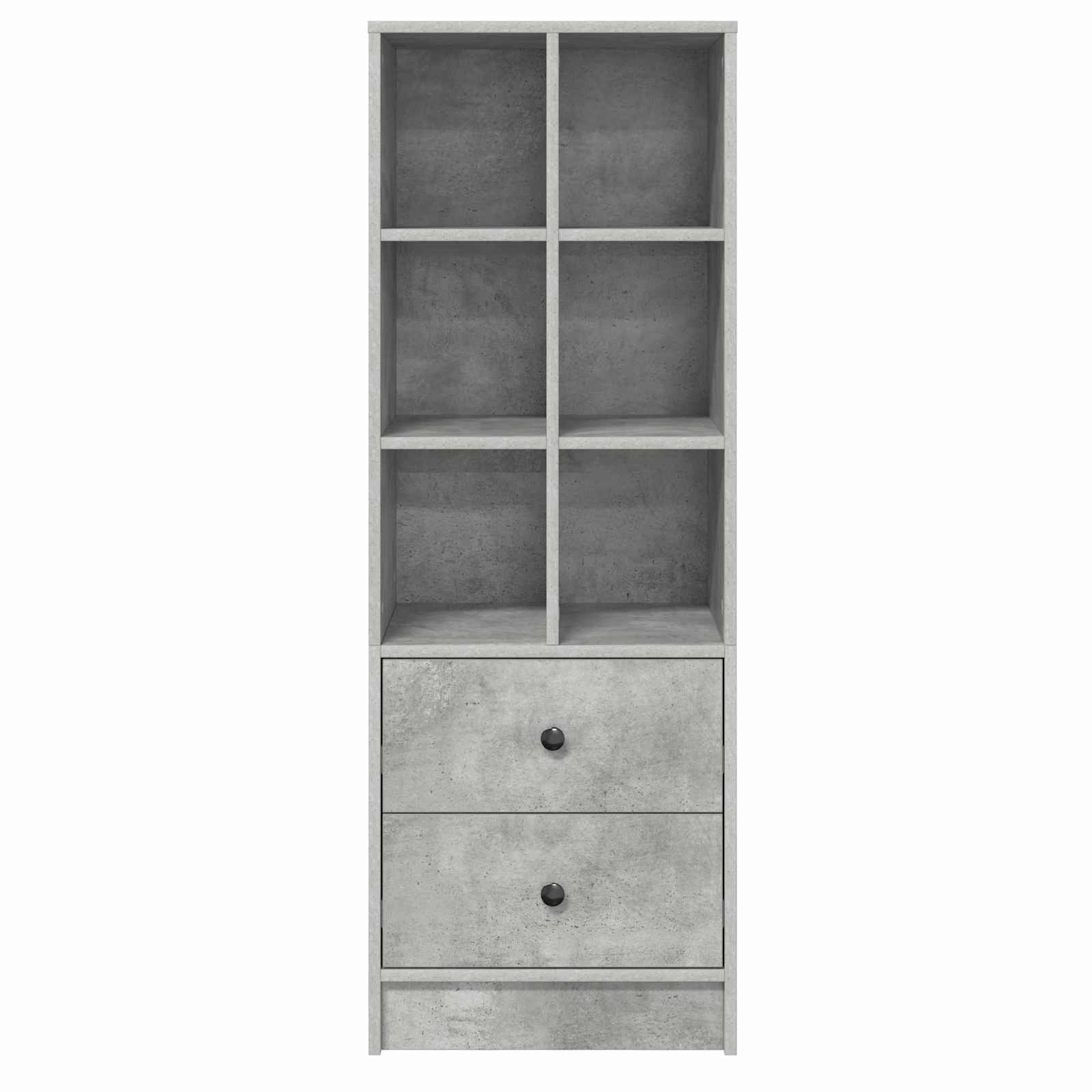 vidaXL Highboard z szufladą Betonowy szary 45,5 x 34 x 127 cm