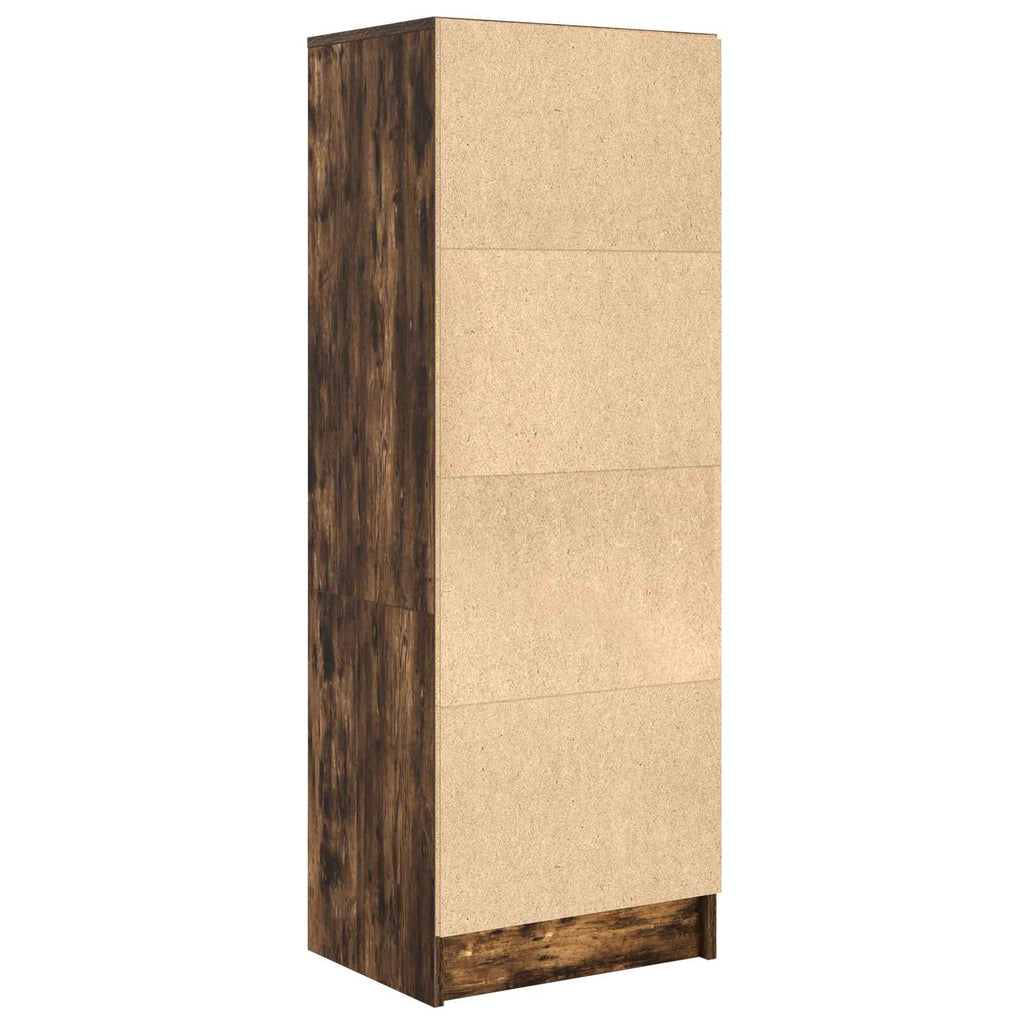 vidaXL Highboard z szufladą Dąb wędzony 45,5 x 34 x 127 cm