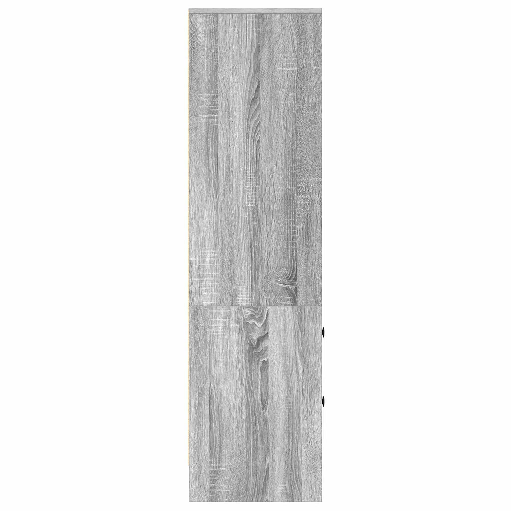 vidaXL Highboard z szufladą Szary Sonoma 45,5 x 34 x 127 cm