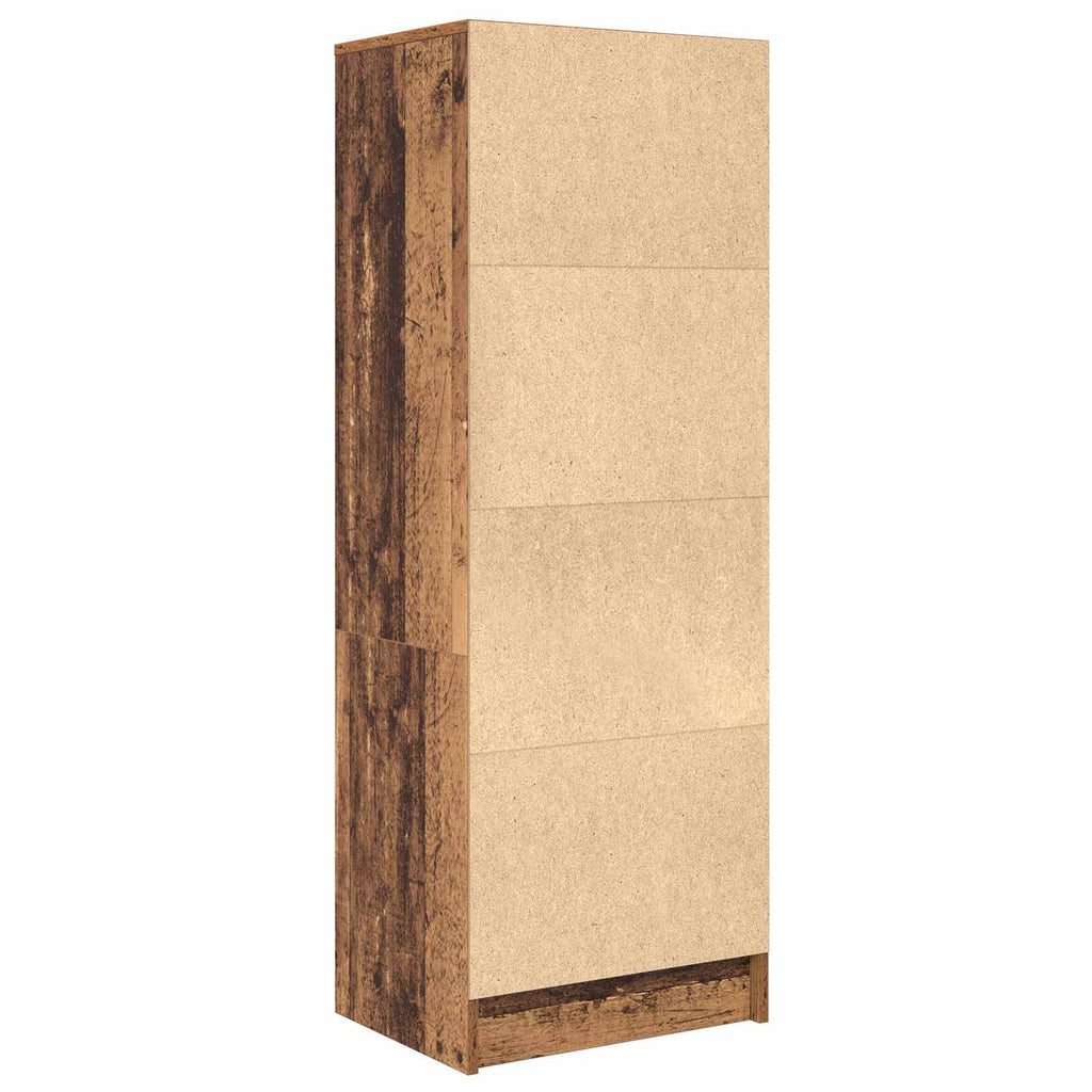vidaXL Highboard z szufladą Stare drewno 45,5 x 34 x 127 cm