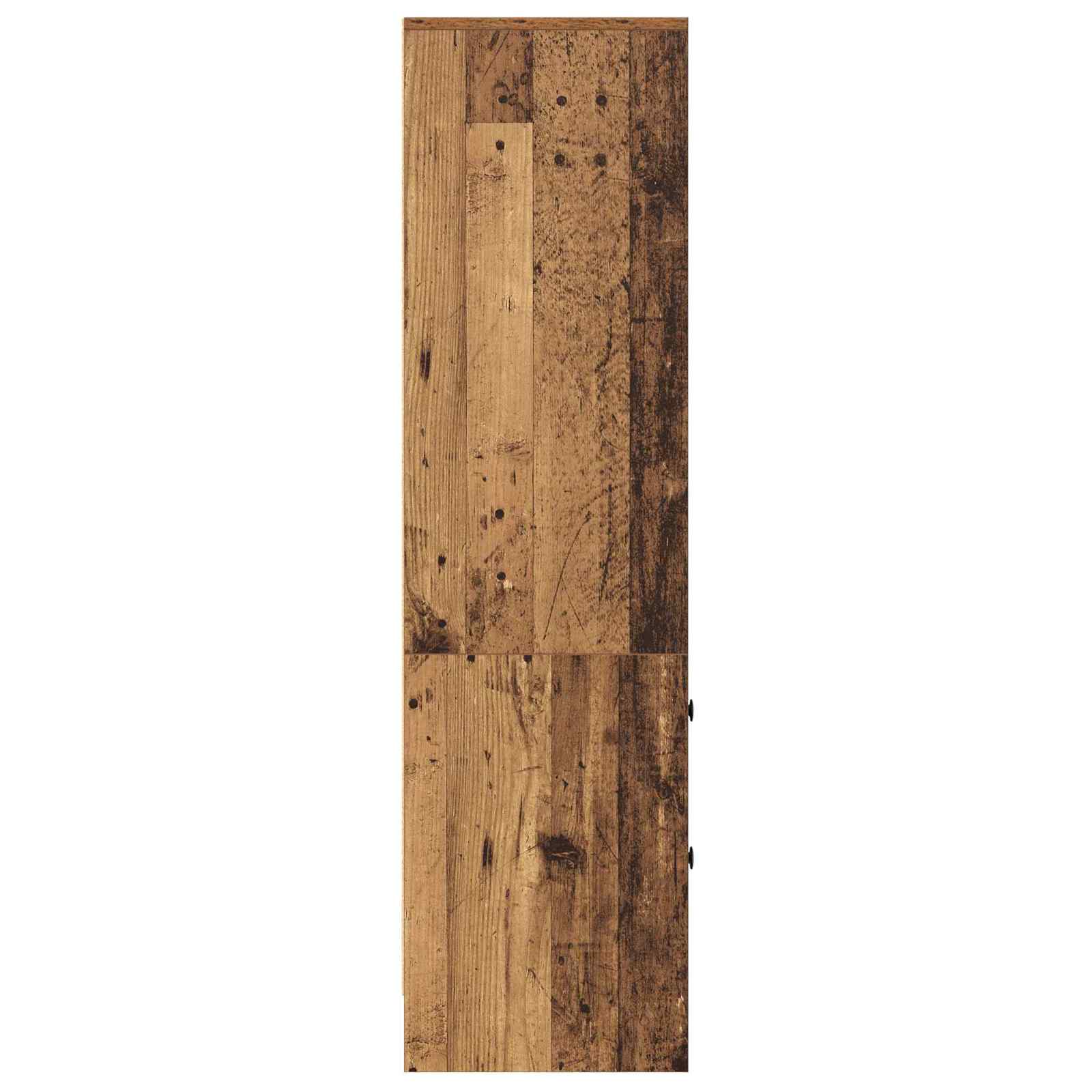 vidaXL Highboard z szufladą Stare drewno 45,5 x 34 x 127 cm