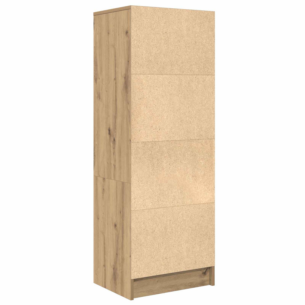 vidaXL Highboard z szufladą Dąb rzemieślniczy 45,5 x 34 x 127 cm