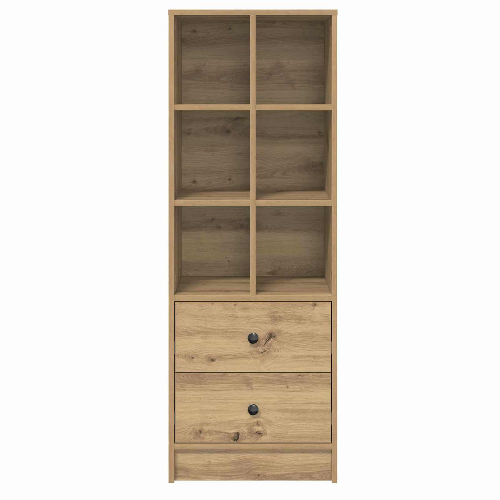 vidaXL Highboard z szufladą Dąb rzemieślniczy 45,5 x 34 x 127 cm