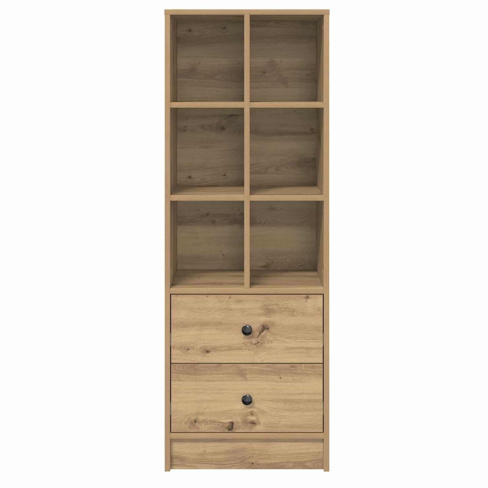 vidaXL Highboard z szufladą Dąb rzemieślniczy 45,5 x 34 x 127 cm
