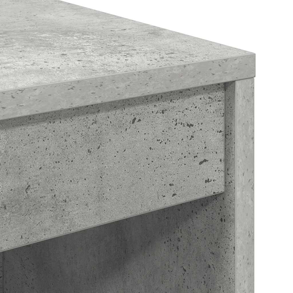 vidaXL Biurko Betonowy szary 70 x 40 x 76 cm
