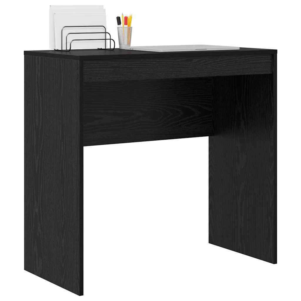 vidaXL Biurko Czarny Dąb 80 x 40 x 76 cm