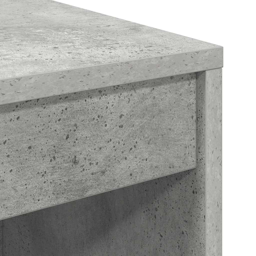 vidaXL Biurko Betonowy szary 80 x 40 x 76 cm