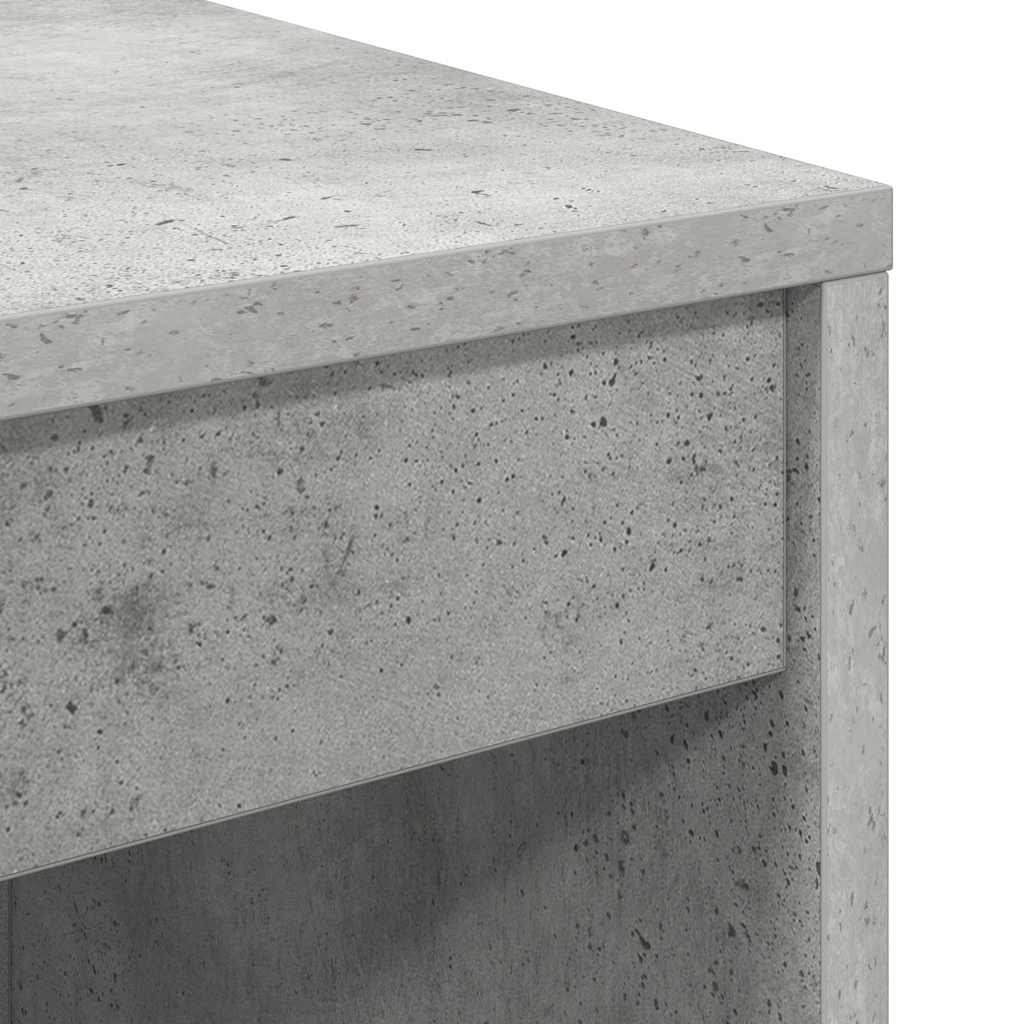 vidaXL Biurko Betonowy szary 90 x 40 x 76 cm