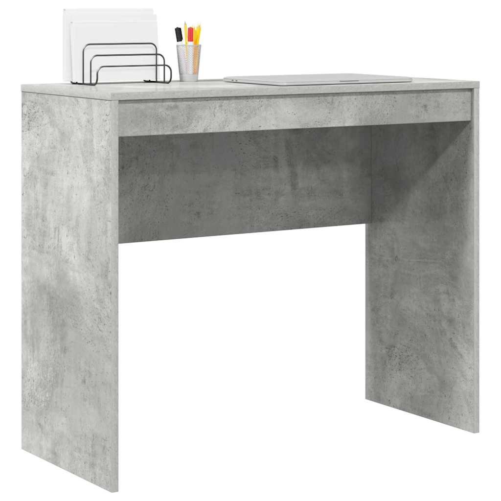 vidaXL Biurko Betonowy szary 90 x 40 x 76 cm
