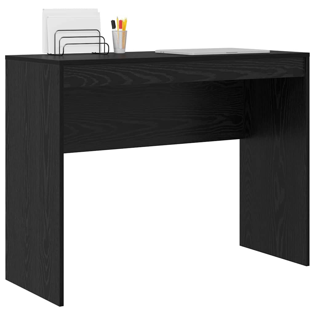 vidaXL Biurko Czarny Dąb 100 x 40 x 76 cm
