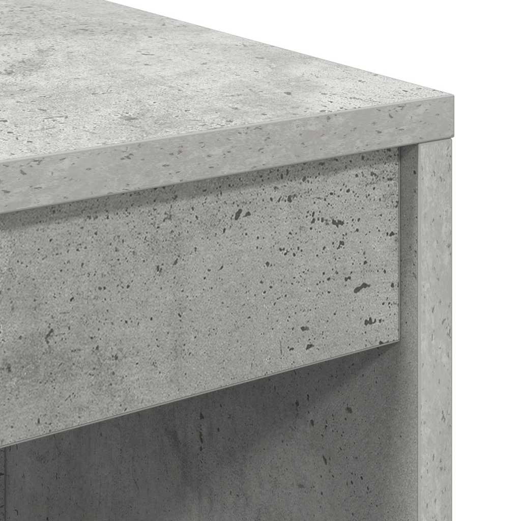 vidaXL Biurko Betonowy szary 100 x 40 x 76 cm