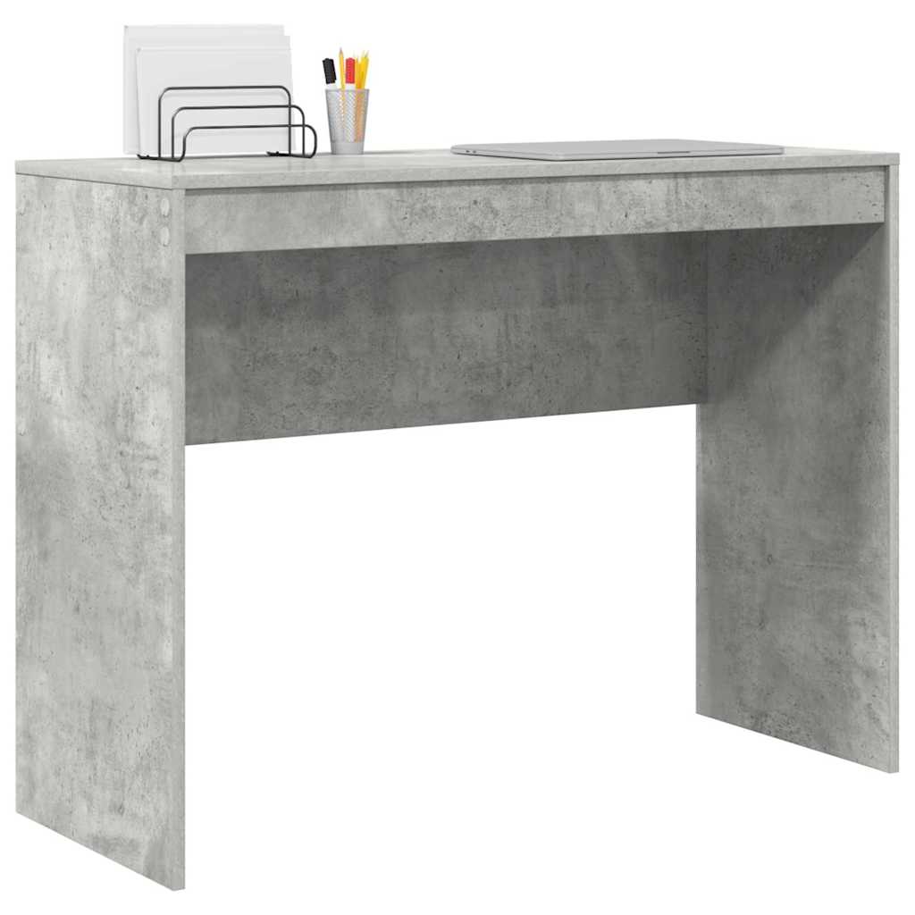 vidaXL Biurko Betonowy szary 100 x 40 x 76 cm