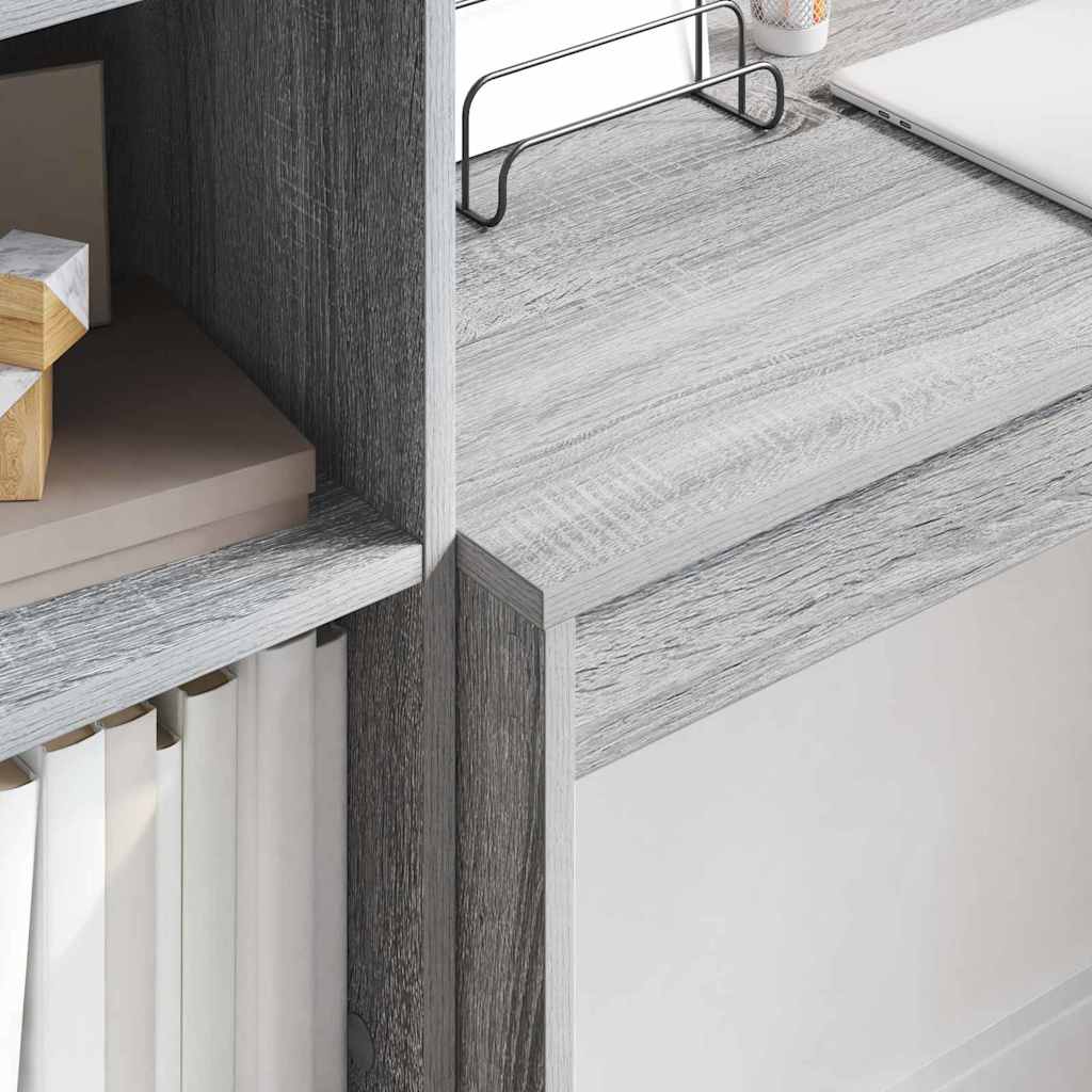vidaXL Biurko Szary Sonoma 100 x 40 x 76 cm