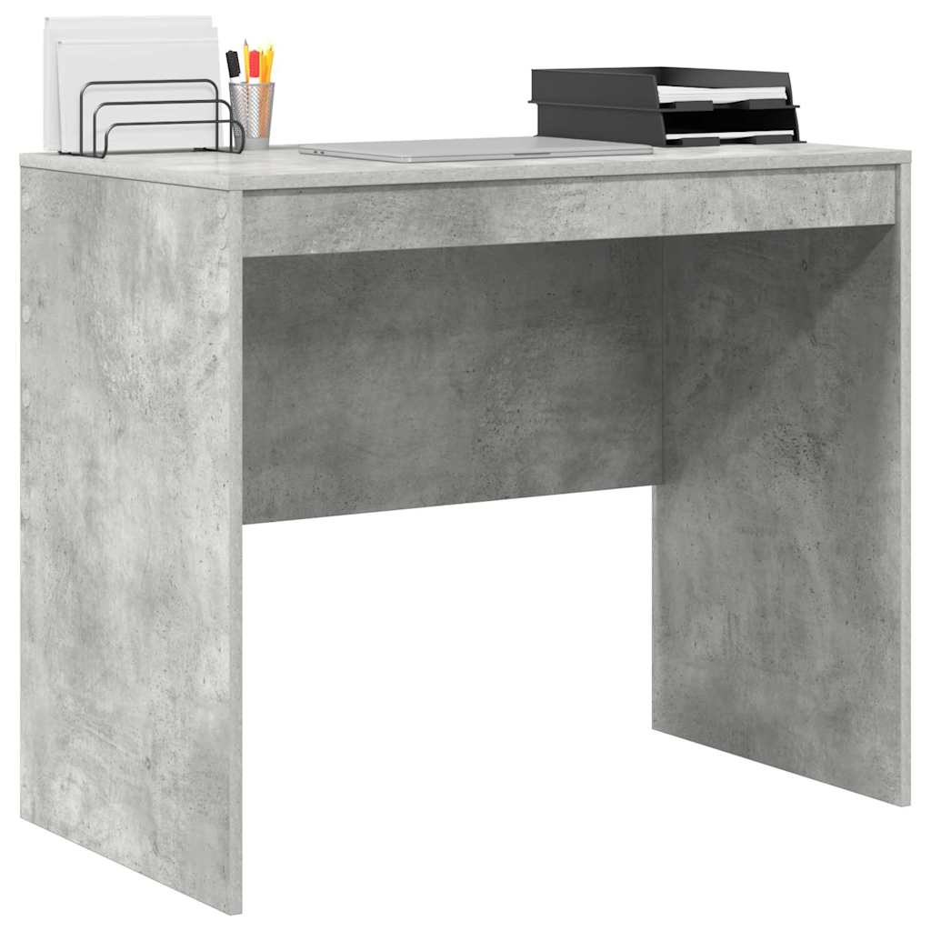 vidaXL Biurko Betonowy szary 90 x 50 x 76 cm