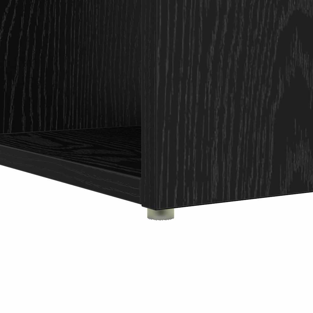 vidaXL Biurko Czarny Dąb 108 x 55 x 103.5 cm Materiał drewnopochodny