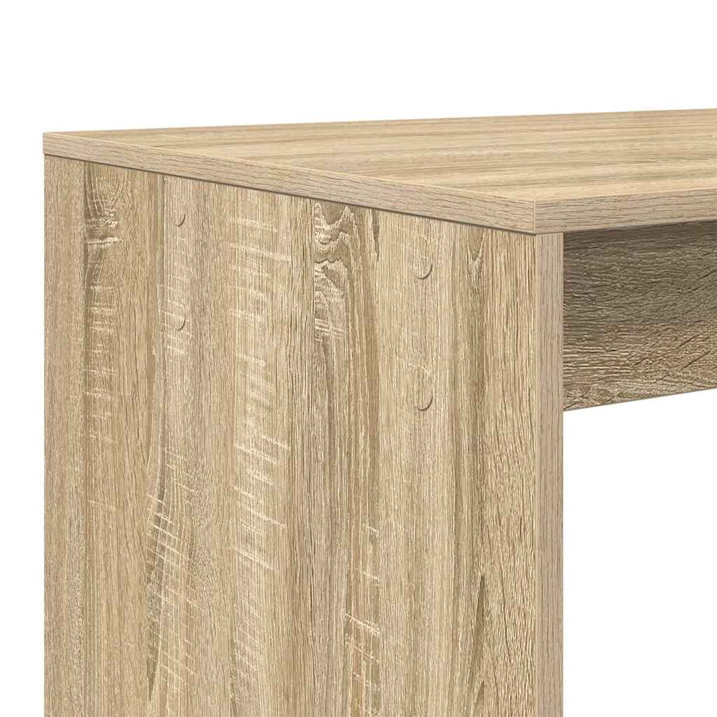 vidaXL Biurko Dąb Sonoma 108 x 55 x 103.5 cm Materiał drewnopochodny
