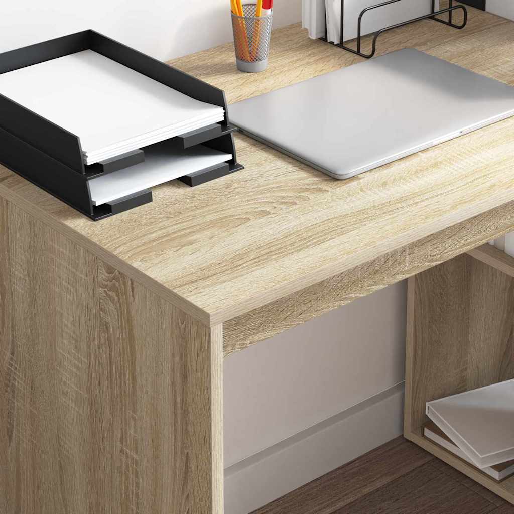 vidaXL Biurko Dąb Sonoma 108 x 55 x 103.5 cm Materiał drewnopochodny