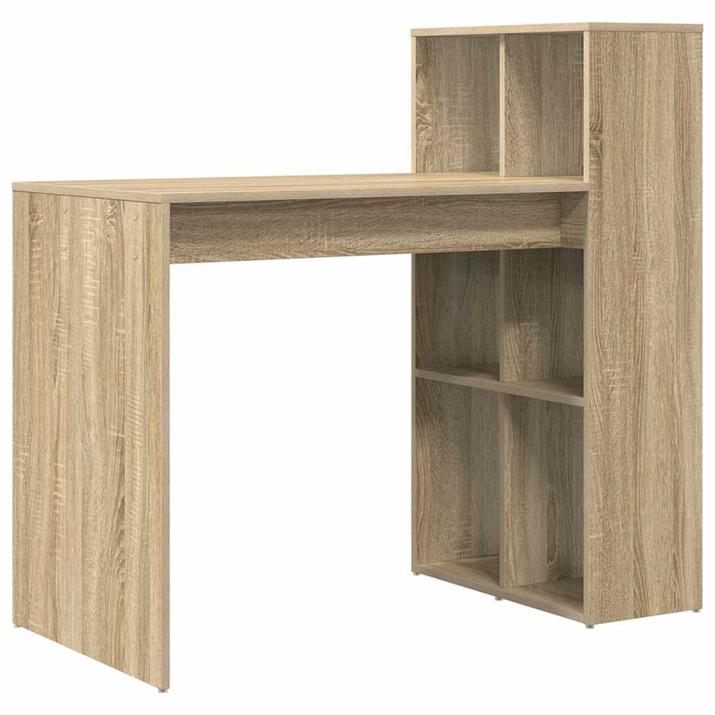 vidaXL Biurko Dąb Sonoma 108 x 55 x 103.5 cm Materiał drewnopochodny