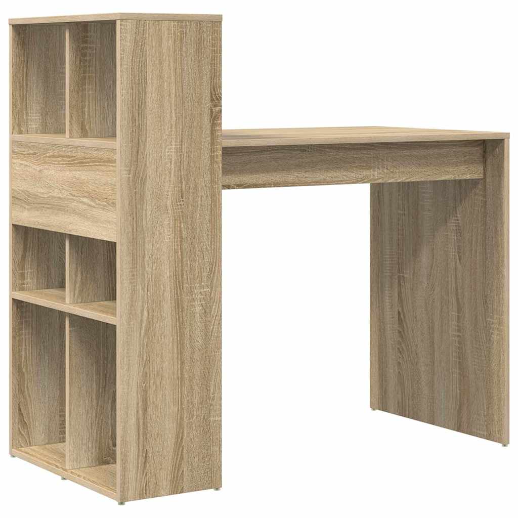 vidaXL Biurko Dąb Sonoma 108 x 55 x 103.5 cm Materiał drewnopochodny