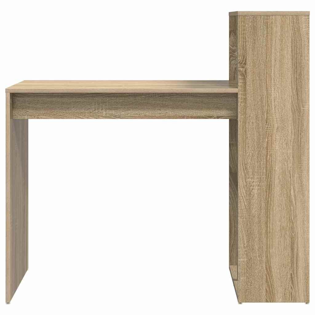 vidaXL Biurko Dąb Sonoma 108 x 55 x 103.5 cm Materiał drewnopochodny