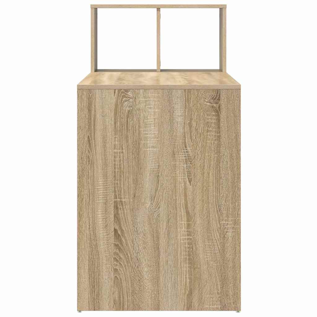 vidaXL Biurko Dąb Sonoma 108 x 55 x 103.5 cm Materiał drewnopochodny