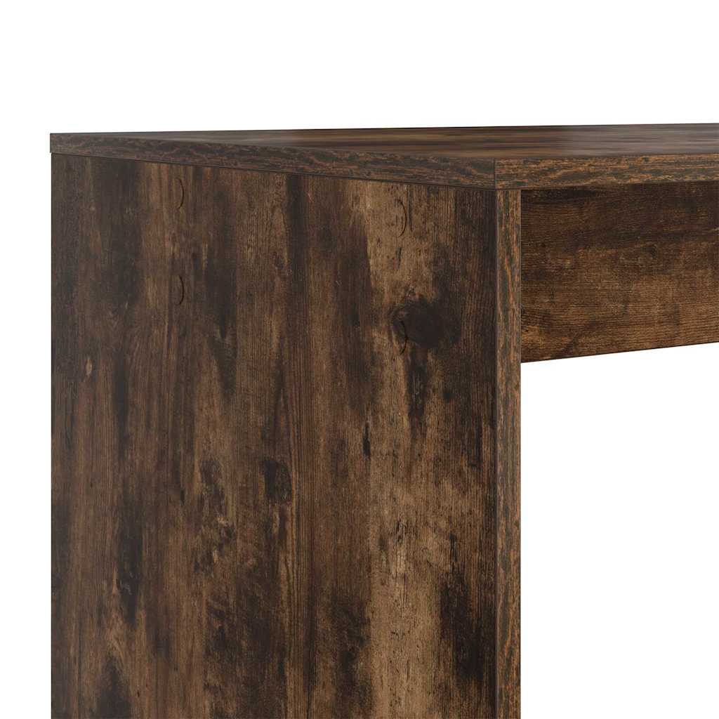 vidaXL Biurko Dąb wędzony 108 x 55 x 103.5 cm Materiał drewnopochodny