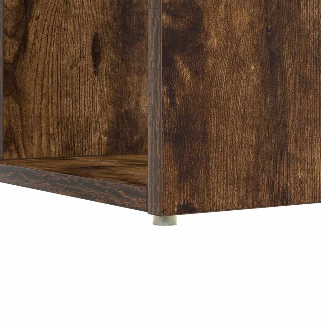 vidaXL Biurko Dąb wędzony 108 x 55 x 103.5 cm Materiał drewnopochodny