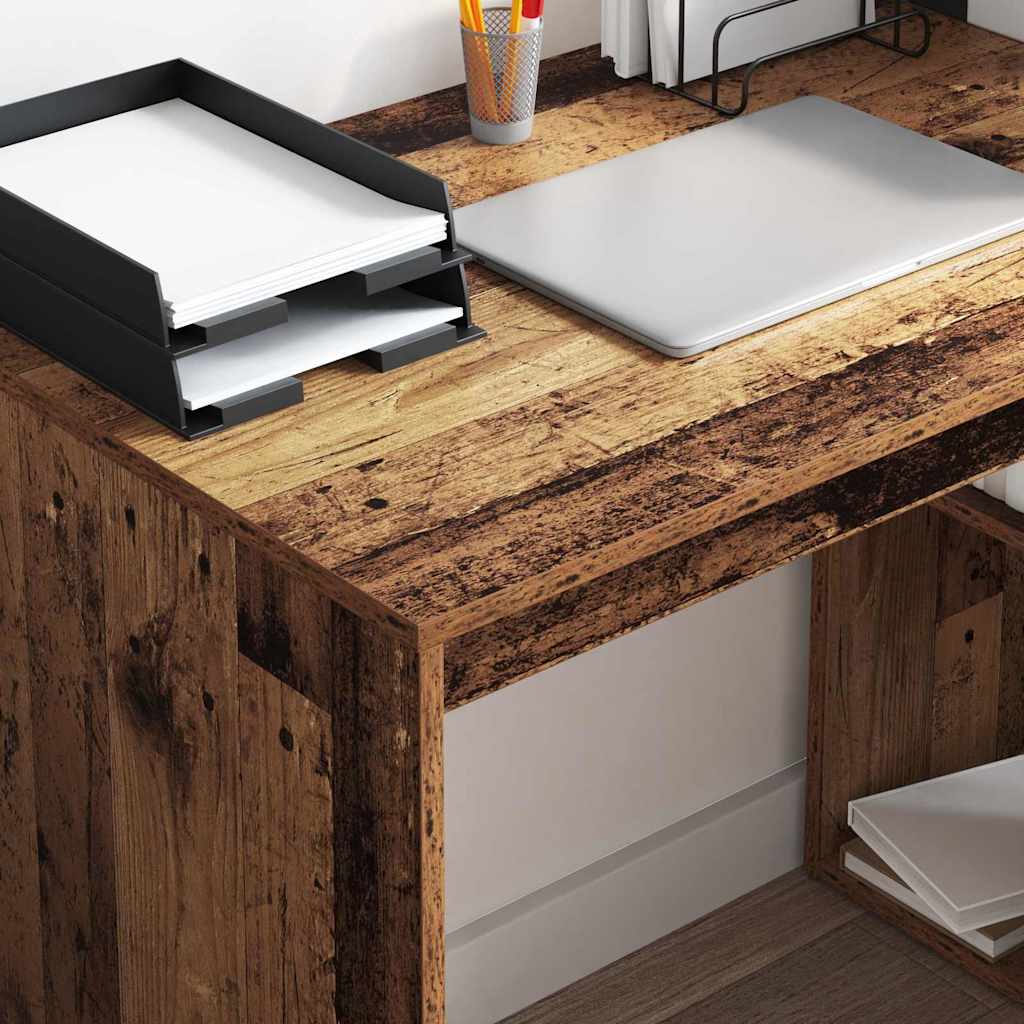vidaXL Biurko Stare drewno 108 x 55 x 103.5 cm Materiał drewnopochodny