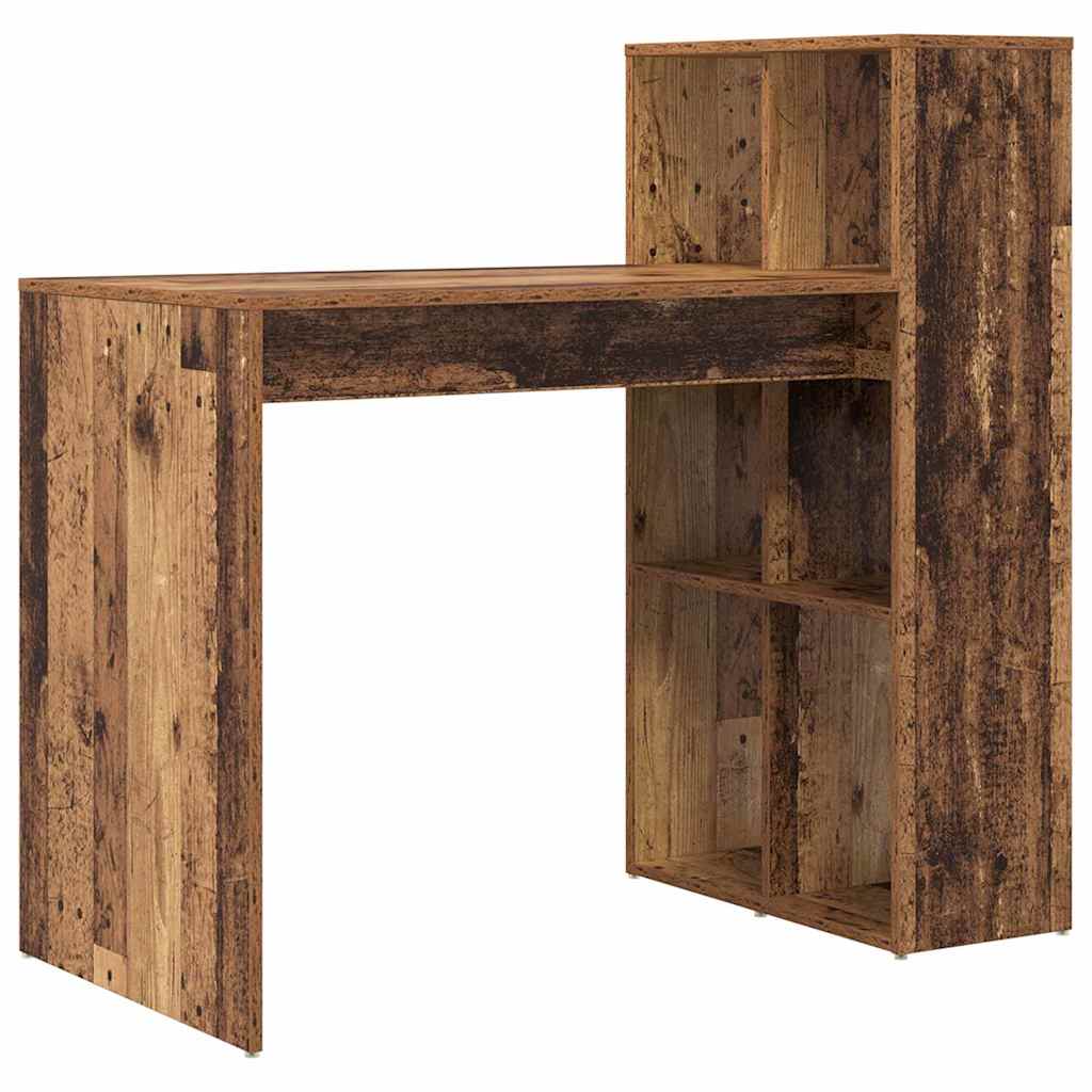 vidaXL Biurko Stare drewno 108 x 55 x 103.5 cm Materiał drewnopochodny