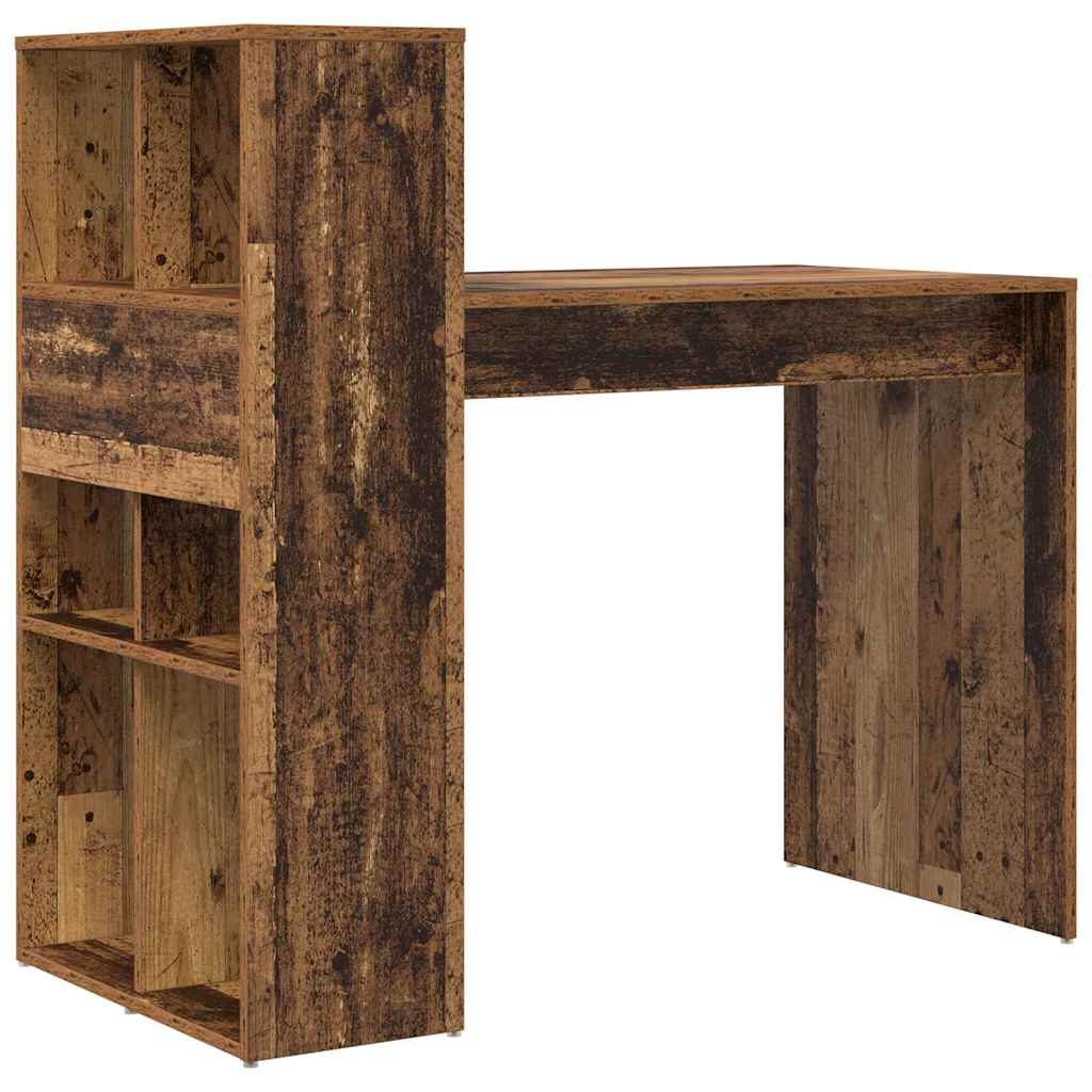 vidaXL Biurko Stare drewno 108 x 55 x 103.5 cm Materiał drewnopochodny
