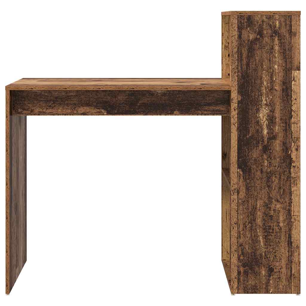 vidaXL Biurko Stare drewno 108 x 55 x 103.5 cm Materiał drewnopochodny
