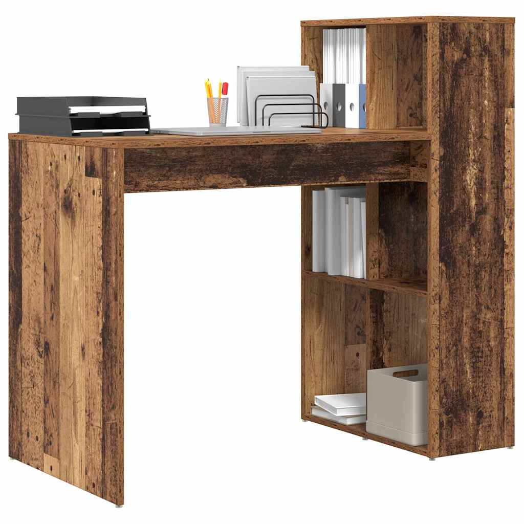 vidaXL Biurko Stare drewno 108 x 55 x 103.5 cm Materiał drewnopochodny