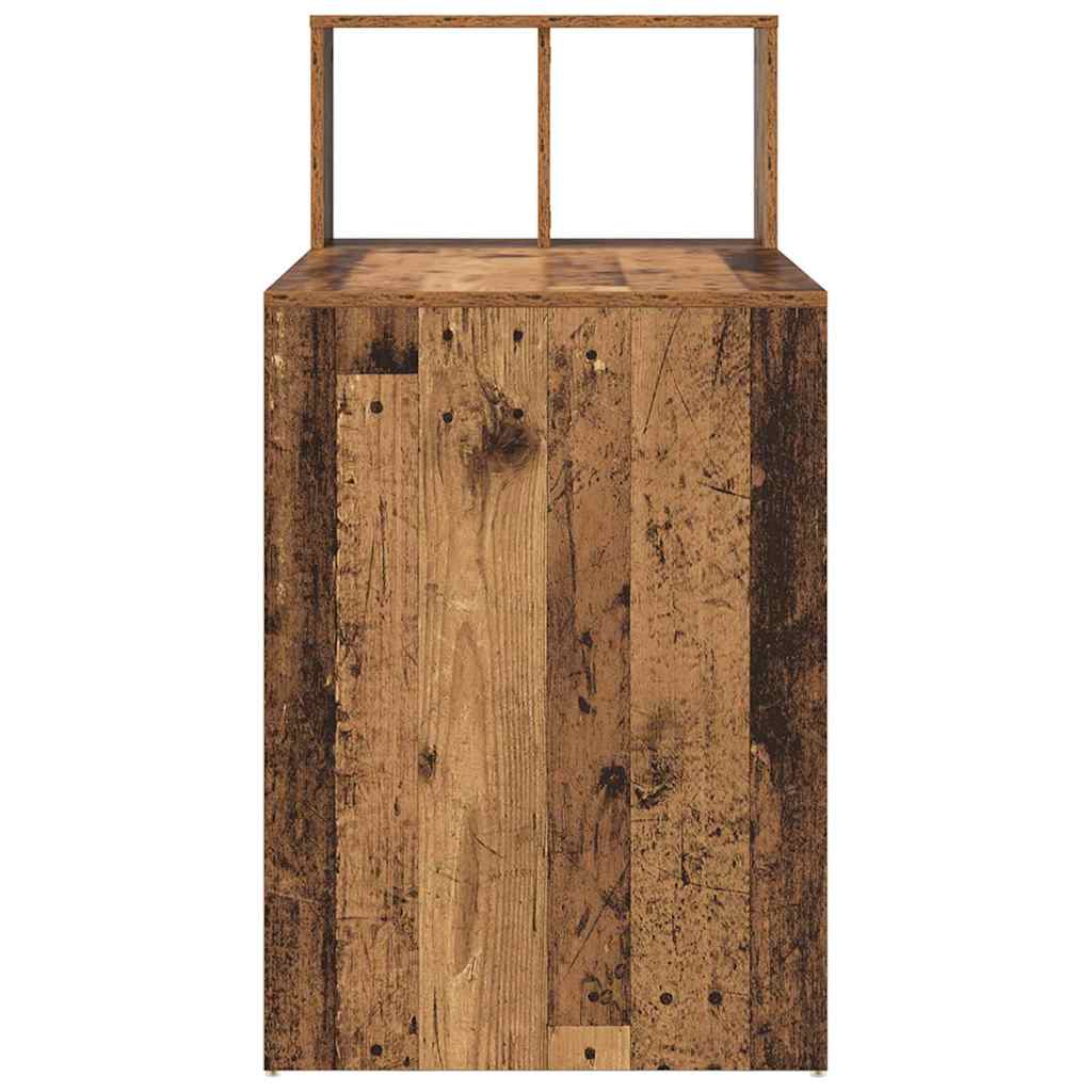 vidaXL Biurko Stare drewno 108 x 55 x 103.5 cm Materiał drewnopochodny