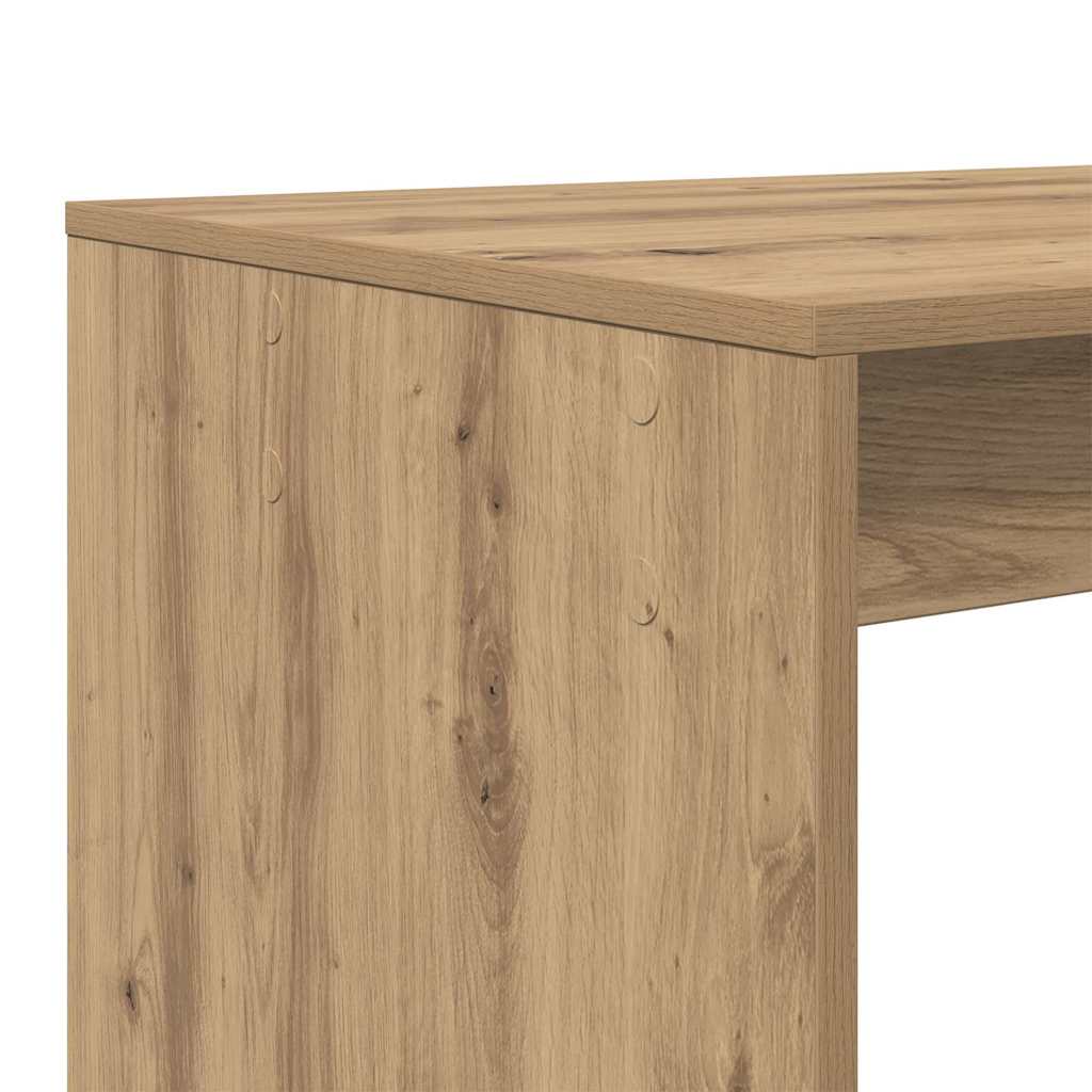 vidaXL Biurko z półką Dąb rzemieślniczy 108 x 55 x 103.5 cm