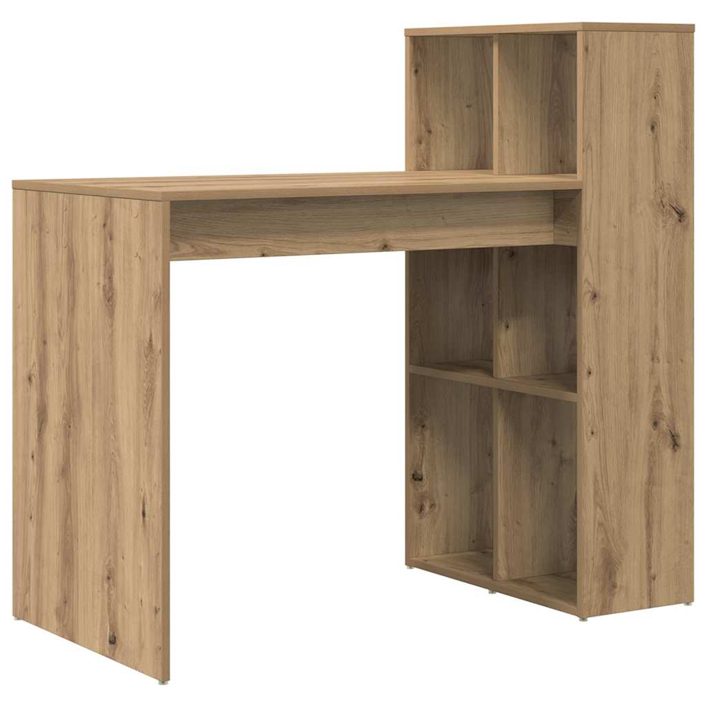 vidaXL Biurko z półką Dąb rzemieślniczy 108 x 55 x 103.5 cm