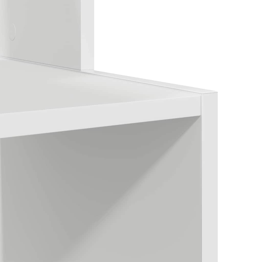 vidaXL Biurko z półką Biały 106 x 41 x 88.5 cm Materiał drewnopochodny