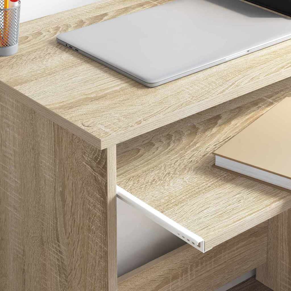 vidaXL Biurko Dąb Sonoma 106 x 41 x 88.5 cm Materiał drewnopochodny